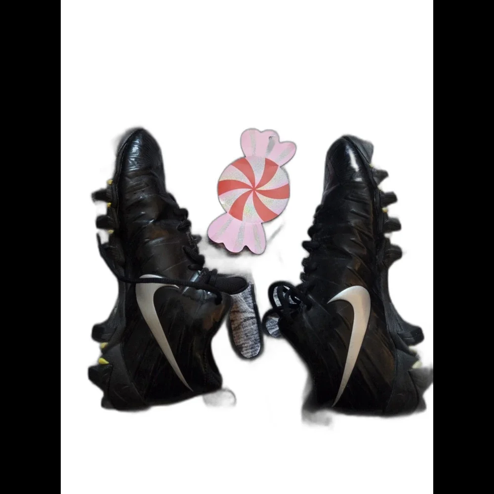Nike Vapor Fastflex Football Cleats Black 5.5Y Medium D Fastflex Model